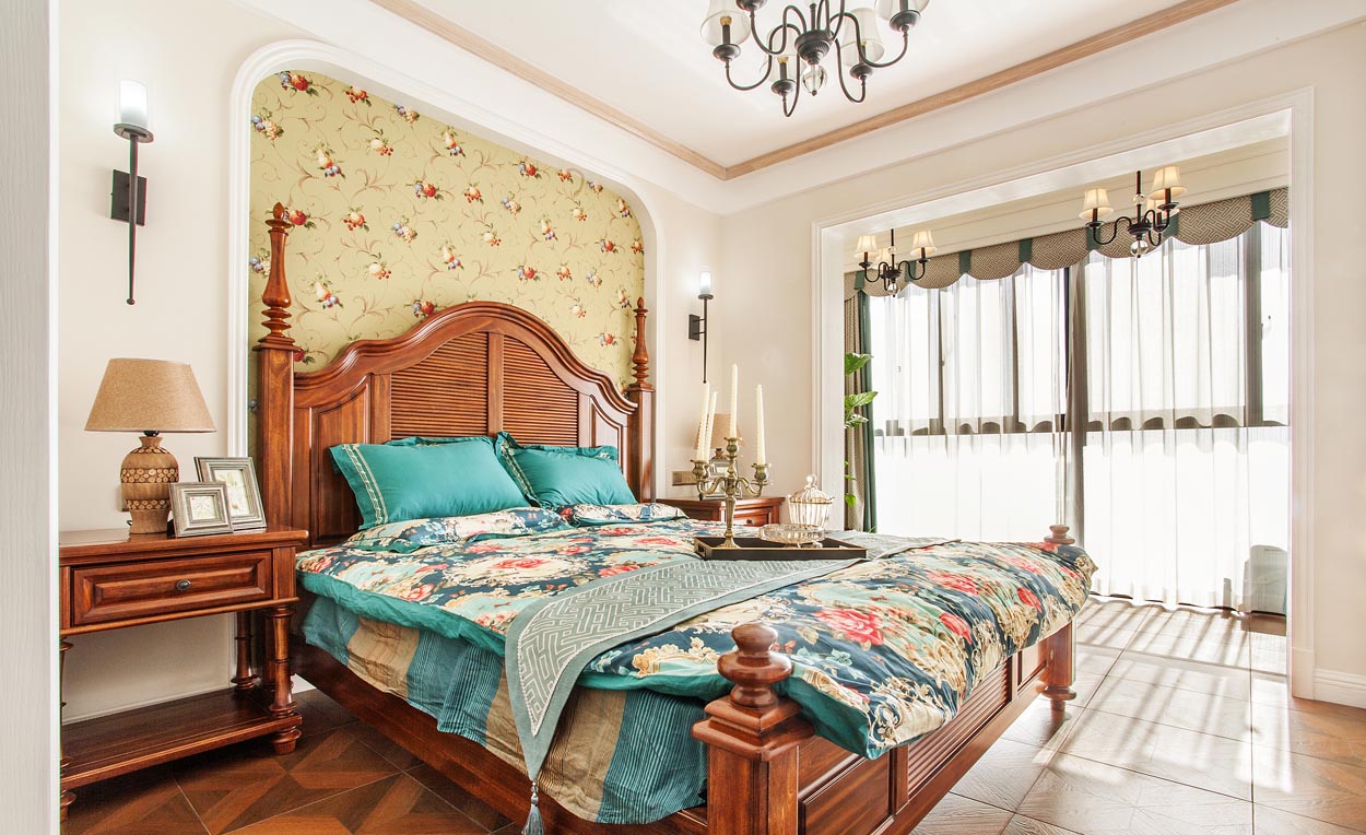 色彩丰富的地中海风格~127㎡三居室装修