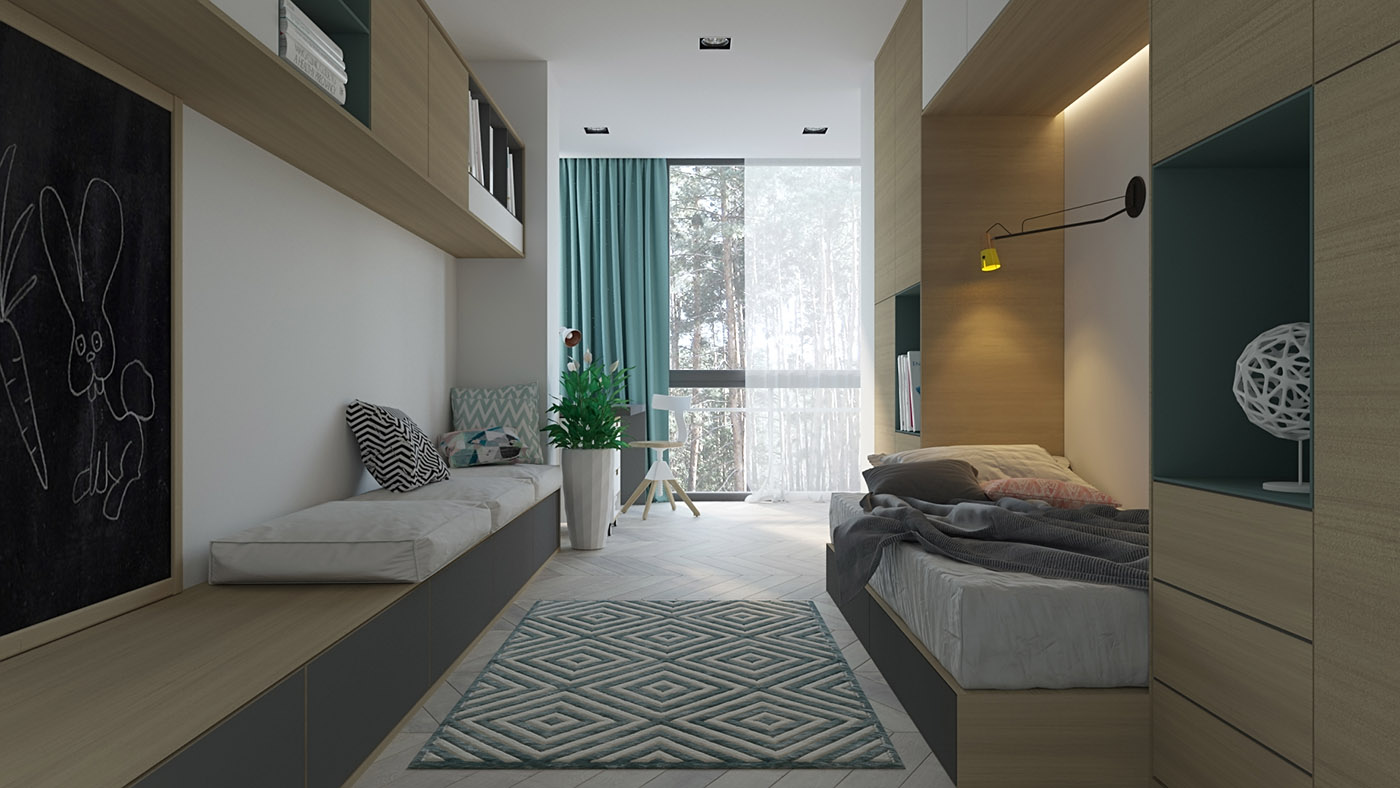 2022年客厅卧室餐厅的小清新风格