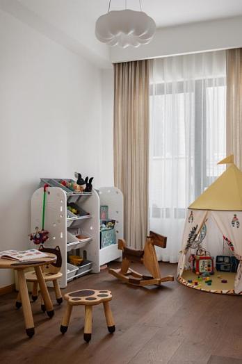 129㎡新中式风格儿童房装修效果图